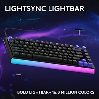 G512 X 75 Dual Swap Wired Gaming Keyboard with Tactile Switches - Black