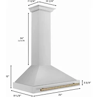 36 inch Stainless Convertible Chimney Range Hood