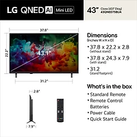 inch Class QNED75B Series 4K Mini LED Smart webOS TV