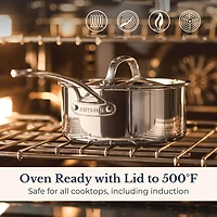 3 Quart EverLast Saucepan with Lid - Stainless