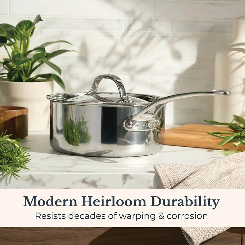 3 Quart EverLast Saucepan with Lid - Stainless