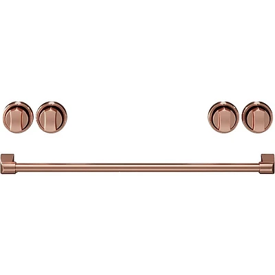 4.55 Cu. Ft. Stainless Gordon Ramsay Collection Slide-In Liquid Propane Range with Rose Gold Knobs and Handle