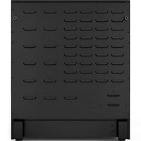 4.55 Cu. Ft. Matte Black Gordon Ramsay Collection Slide-In Electric Convection Range with Rose Gold Knobs and Handle