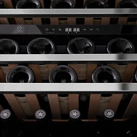24 inch 44 Bottle 154 Can Monument Stainless Built-In or Freestanding Dual Zone Wine Cooler