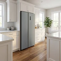 21.4 Cu. Ft. Side-By-Side Stainless Counter-Depth Refrigerator