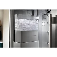 29.4 Cu. Ft. Stainless Side-by-Side Built-In Counter-Depth Refrigerator