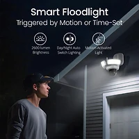 Floodlight Cam Pro 360 Degree Coverage Outdoor 5 MP Smart Security Camera