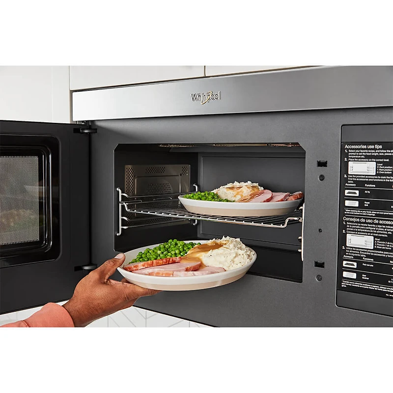 1.1 Cu. Ft. Black Over-The-Range Microwave
