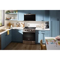 1.1 Cu. Ft. Black Over-The-Range Microwave