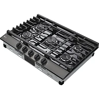 30 inch Black Stainless 5 Burner Gas Cooktop