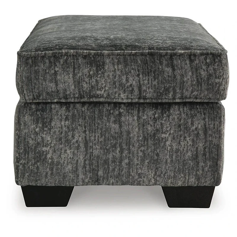 Lonoke Ottoman - Gunmetal