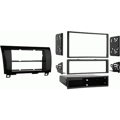 Toyota truck 2007-up DIN/ DDIN kit High Gloss Black
