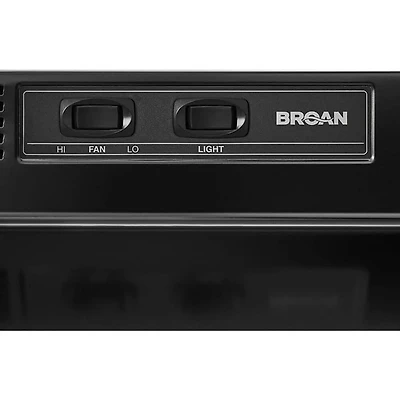 30 inch Black Under Cabinet Range Hood Insert - OPEN BOX