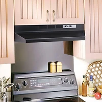 30 inch Black Under Cabinet Range Hood Insert - OPEN BOX