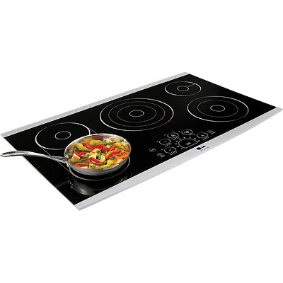 Studio 36 inch Stainless 5 Burner Electric Cooktop