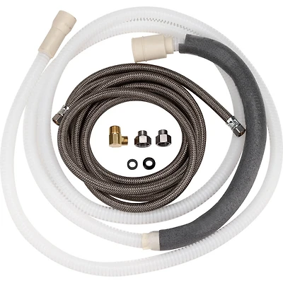 Large-Port 10-ft Drain Hose Kit (Tall Tub) - OPEN BOX