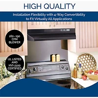 30 inch Convertible Range Hood