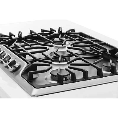 30 inch Stainless 5 Burner Gas Cooktop - OPEN BOX