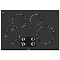 500 Series 30 inch Black 4 Burner Electric Cooktop
