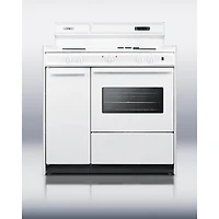 2.9 Cu. Ft. White Freestanding Coil Range