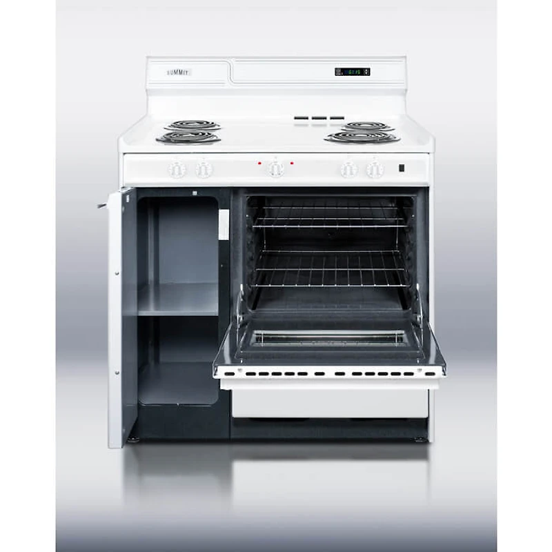 2.9 Cu. Ft. White Freestanding Coil Range
