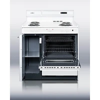 2.9 Cu. Ft. White Freestanding Coil Range