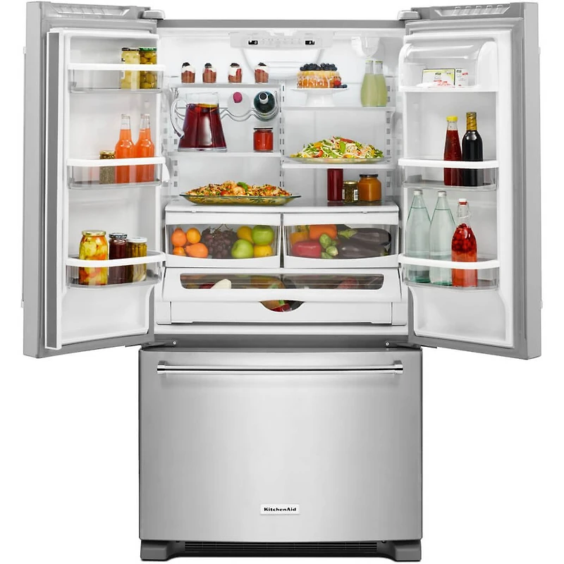 20 Cu. Ft. Stainless Counter-Depth French Door Refrigerator