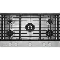 36 inch Stainless 5 Burner Gas Cooktop with Griddle
