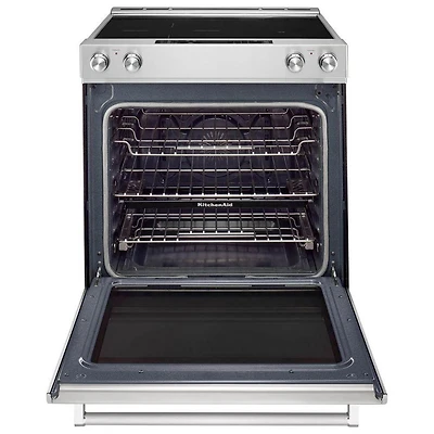 7.1 Cu. Ft. Stainless 5 Burner Slide-in Range with Baking Drawer