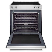 7.1 Cu. Ft. Stainless 5 Burner Slide-in Range with Baking Drawer