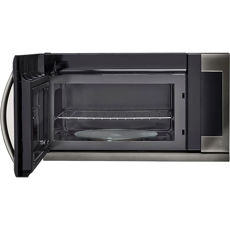 2.2 Cu. Ft. Black Stainless Over-the-Range Microwave Oven - OPEN BOX