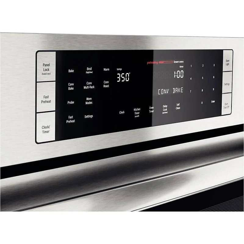 800 Series 30 inch Stainless Convection Double Wall Oven