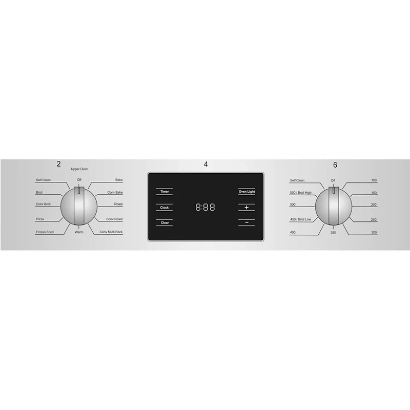 500 Series 30 inch Stainless Convection Single Wall Oven