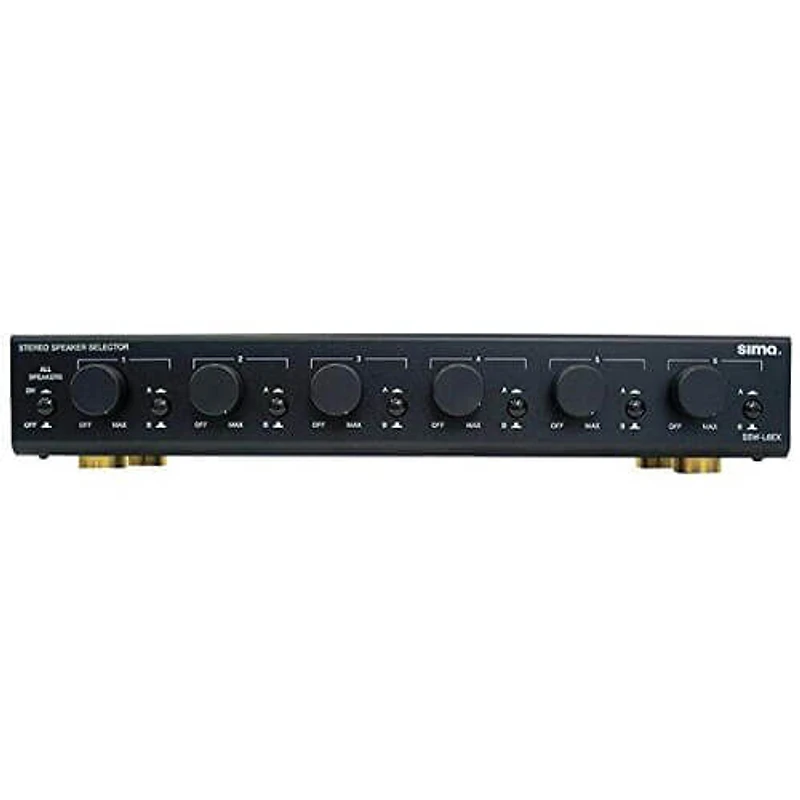 6-Zone Speaker Selectors with Volume Controls - OPEN BOX