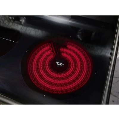 6.7 Cu. Ft. Stainless 5 Burner Double Oven Range