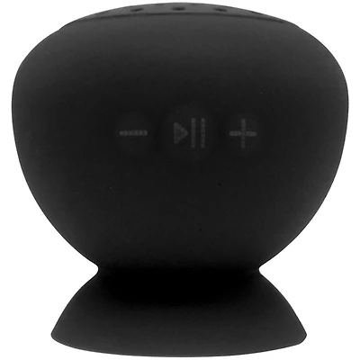 Portable Suction Cup Speaker with Bluetooth Wireless Technology - Black