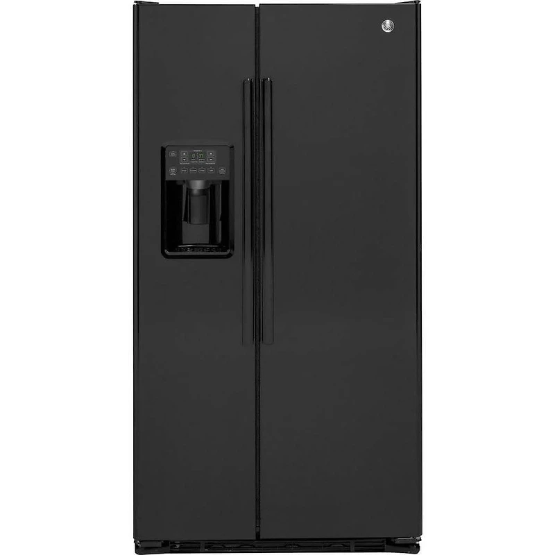 22 Cu. Ft. Black Counter-Depth Side-by-Side Refrigerator