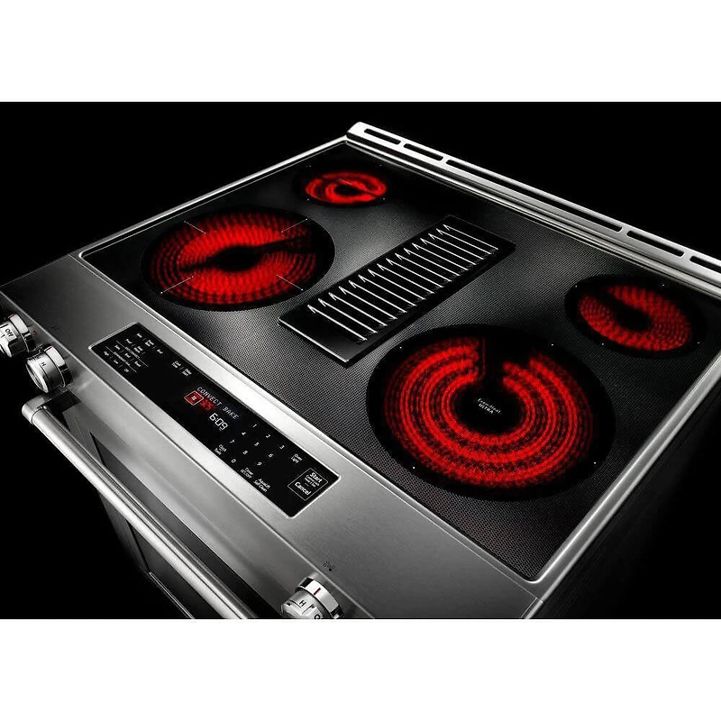 6.4 Cu.Ft. Stainless Convection Slide-in Downdraft Range 