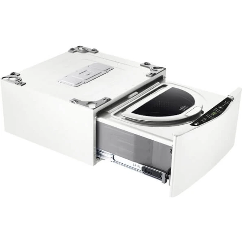 1.0 Cu. Ft. White SideKick Pedestal Washer - OPEN BOX