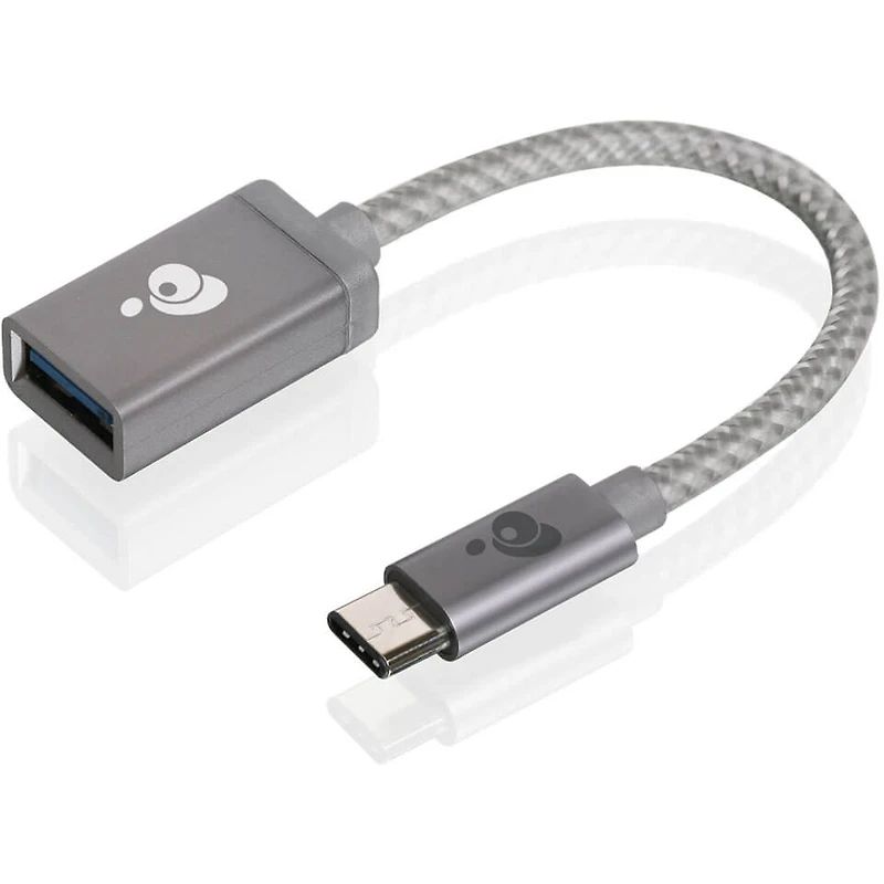 Charge & Sync USB-C to USB-A Adapter - Space Gray - OPEN BOX