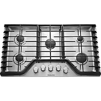 30 inch Stainless 5 Burner Gas Cooktop