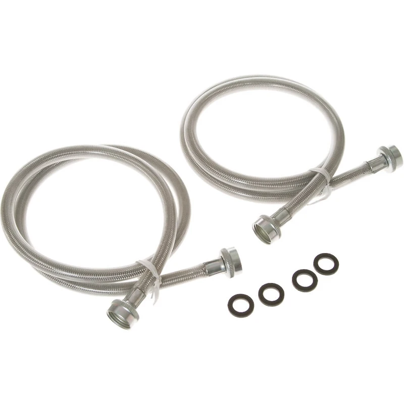Washing Machine Stainless Hoses 2 Pk. - OPEN BOX