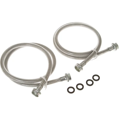 Washing Machine Stainless Hoses 2 Pk. - OPEN BOX