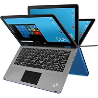 Teqnio 11.6 inch Touchscreen, Intel Atom Z8300, 2GB RAM, 32GB SSD, Windows 10 Blue Tablet PC - OPEN BOX