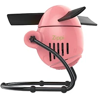 Zippi Coral Blush Pink Personal Fan - OPEN BOX