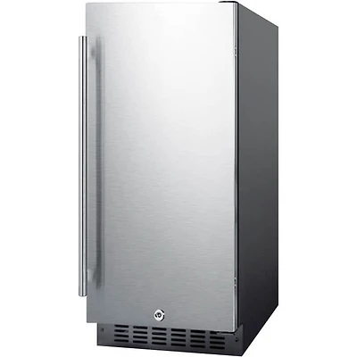 3.0 Cu. Ft. Stainless Compact Refrigerator