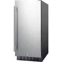 3.0 Cu. Ft. Stainless Compact Refrigerator