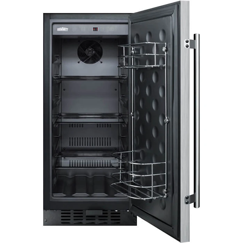 3.0 Cu. Ft. Stainless Compact Refrigerator