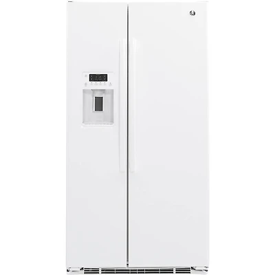 22 Cu. Ft. White Counter-Depth Side-by-Side Refrigerator