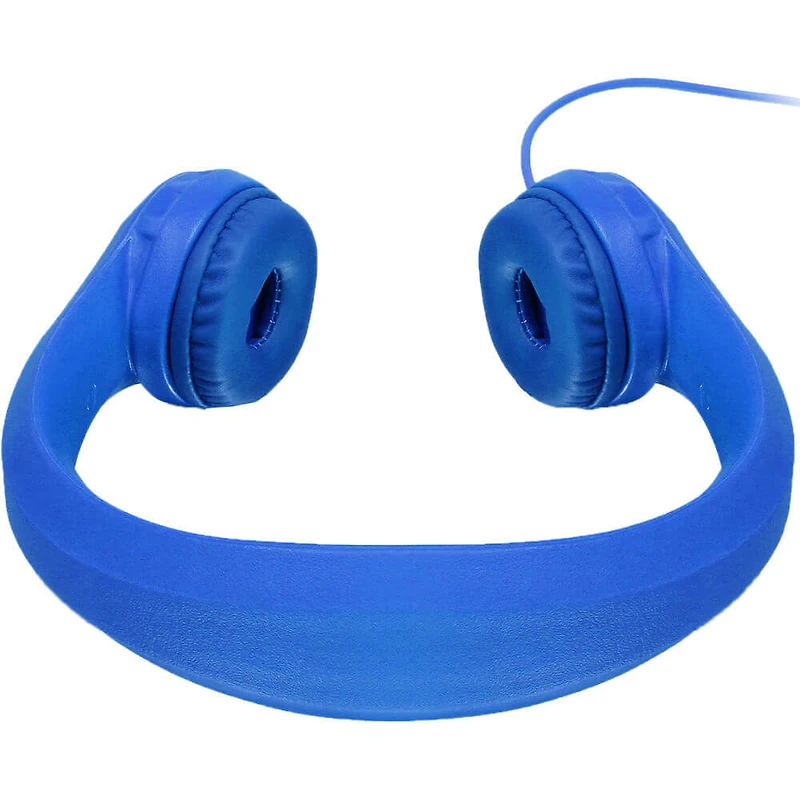 Volume-Limiting Wired Foam Headphones - Blue